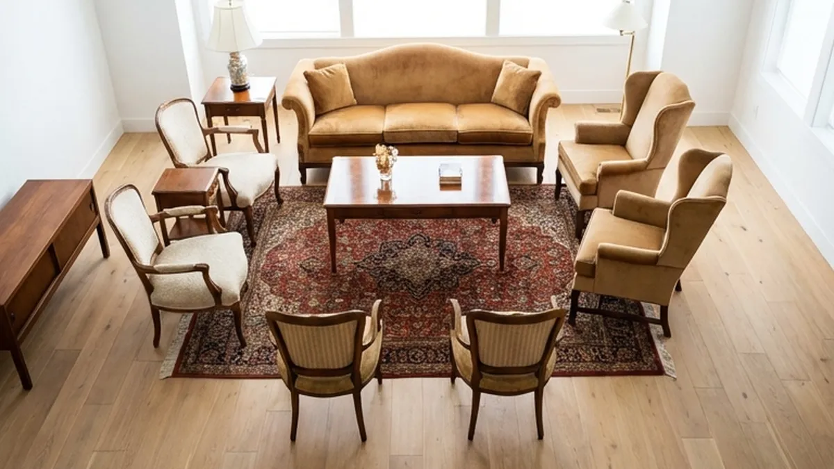 ikea vs wayfair - three living room layouts compared side by side