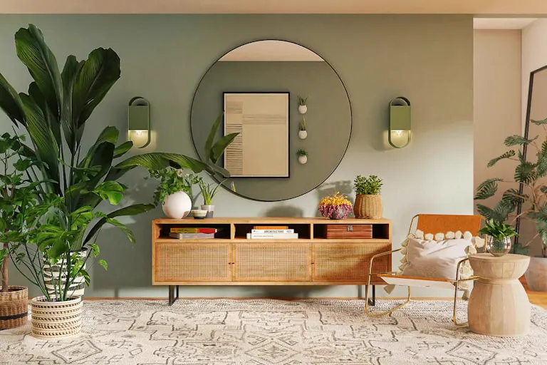 Best Storage Solutions for Every Room: Organize Without Sacrificing Style 1 best storage solutions - styled woven baskets and cabinets in living room